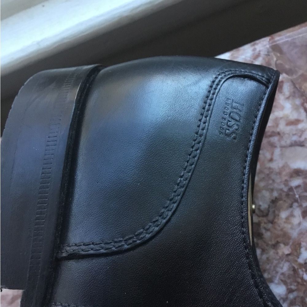 Hugo Boss Classic Black Leather Footwear